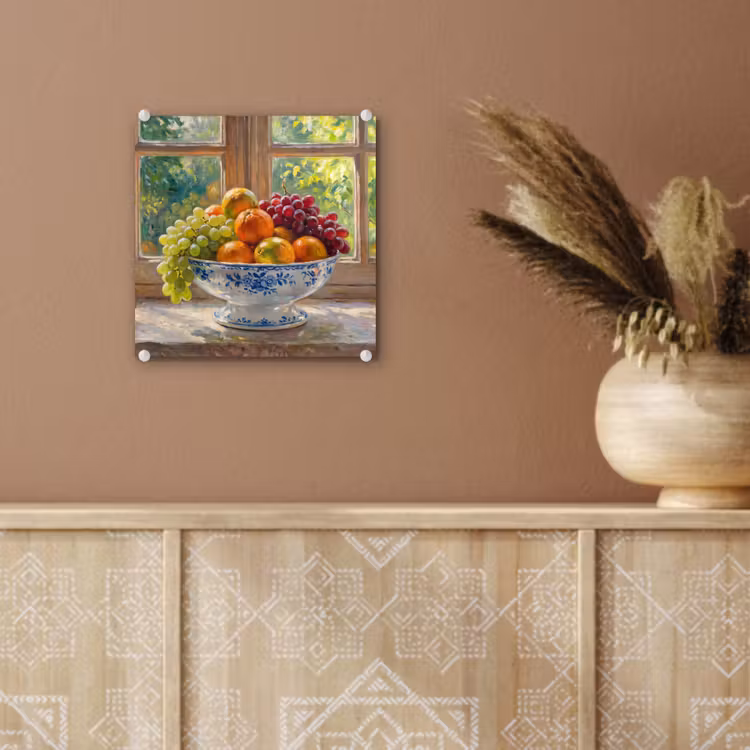 Glas schilderij - Fruit - Vensterbank - Natuur — 6