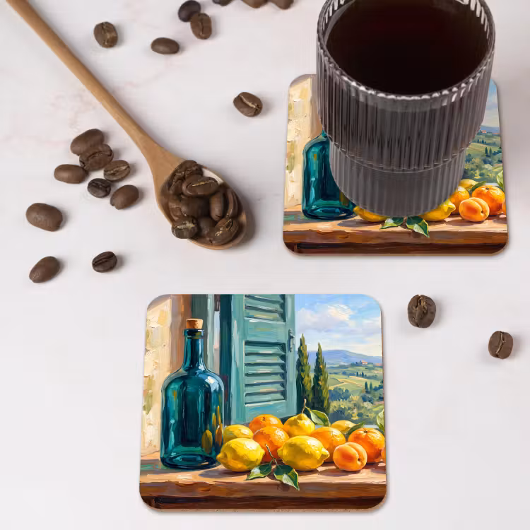 Onderzetter - Fles - Fruit - Stilleven — 4
