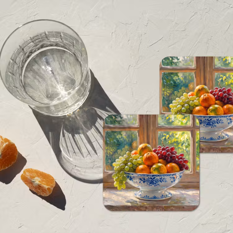 Onderzetter - Fruit - Vensterbank - Natuur — 2