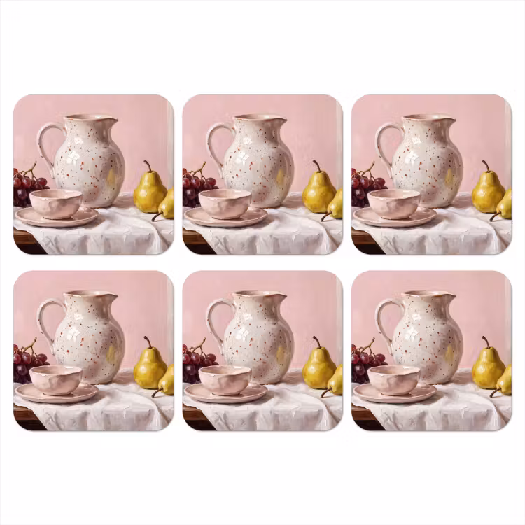 Onderzetter - Stilleven - Fruit - Roze — 1