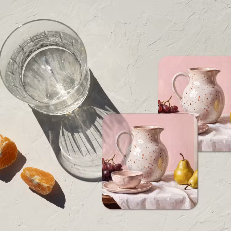 Onderzetter - Stilleven - Fruit - Roze — 2
