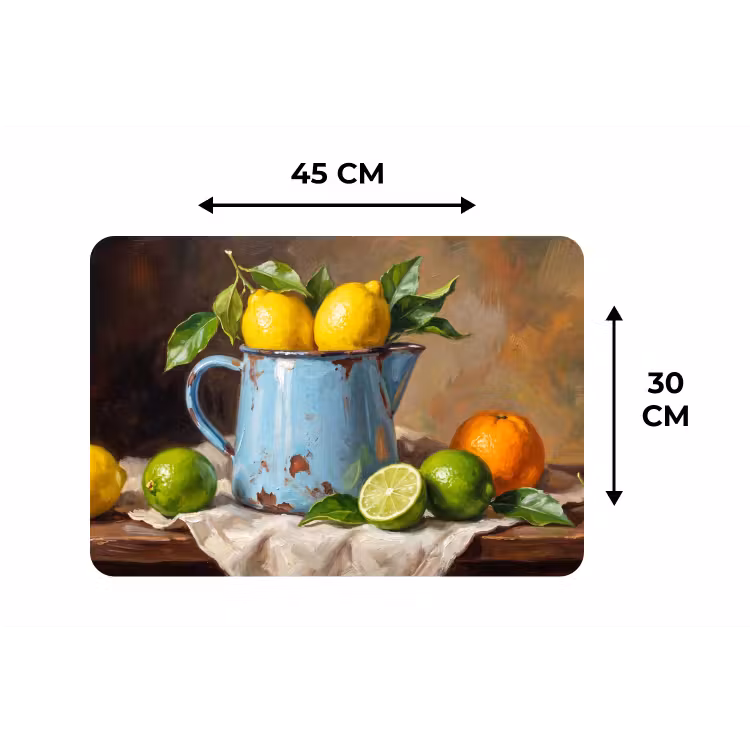 Placemat - 6 stuks - Eten - Stilleven - Klassiek — 3