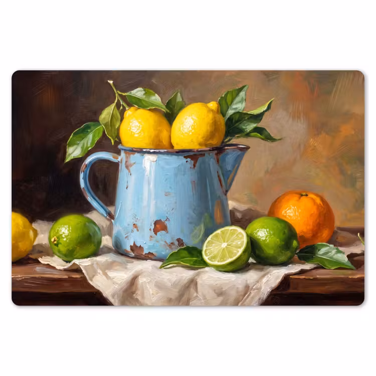 Placemat - 6 stuks - Eten - Stilleven - Klassiek — 7