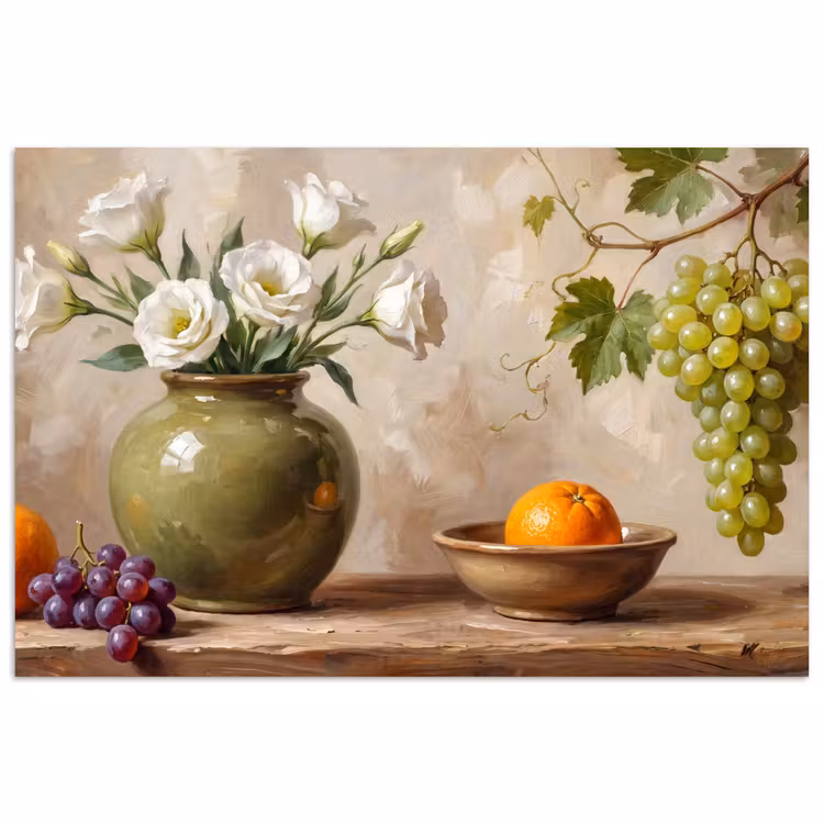 Poster - Bloemen - Fruit - Stilleven — 1