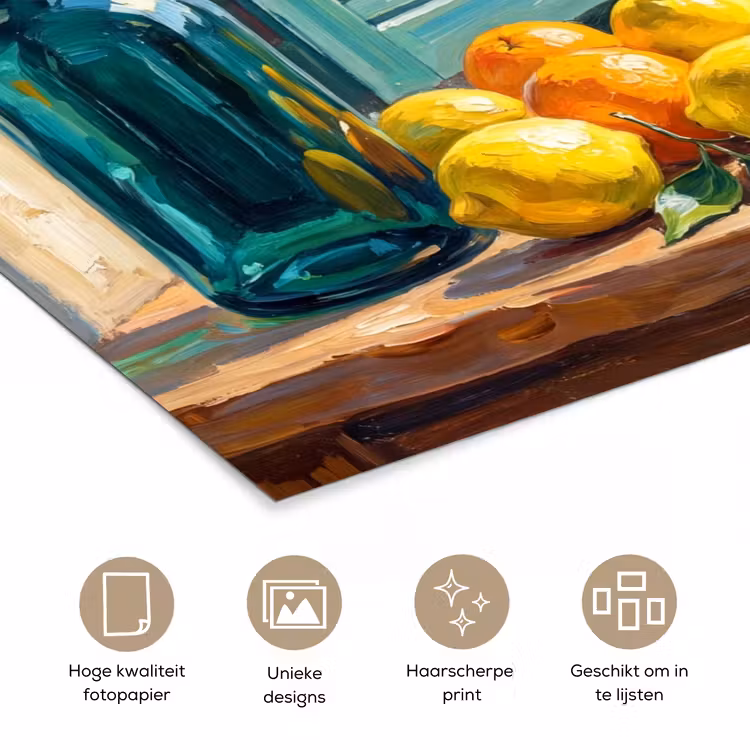 Poster - Fles - Fruit - Stilleven — 5