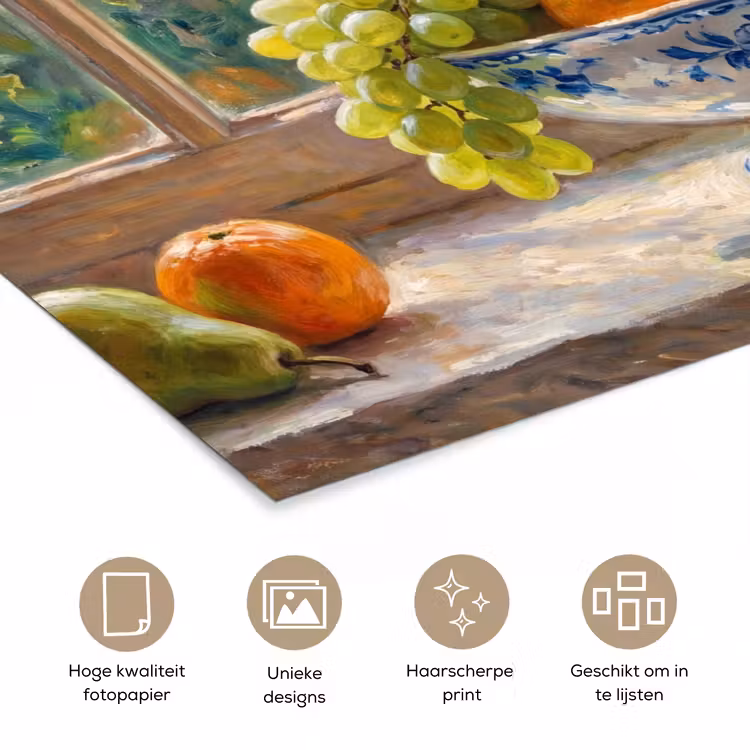 Poster - Fruit - Vensterbank - Natuur — 5
