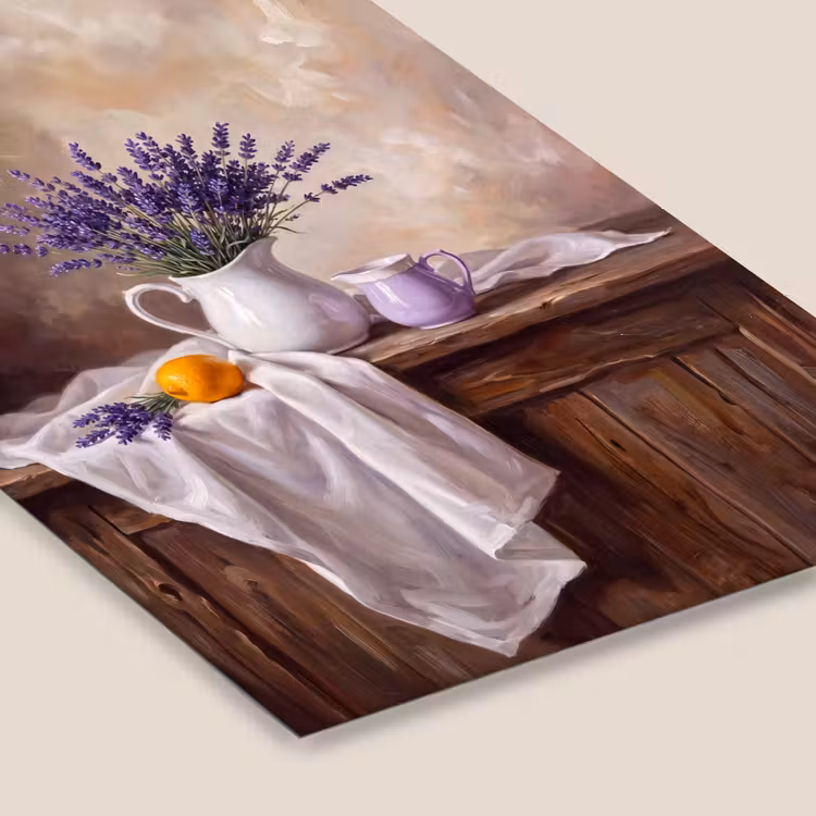 Poster met lijst - Bloemen - Stilleven - Paars — 7
