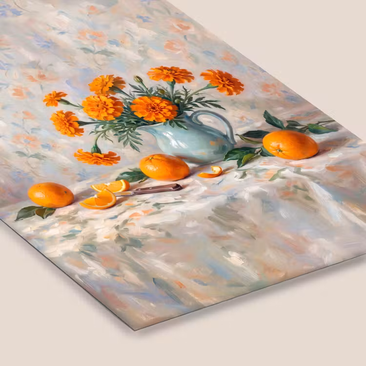 Poster met lijst - Eten - Oranje - Kunst — 7