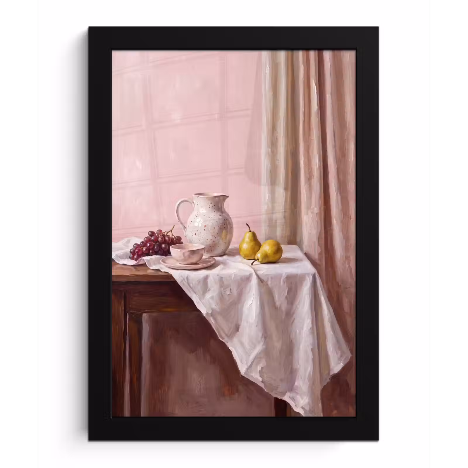 Poster met lijst - Stilleven - Fruit - Roze — 1