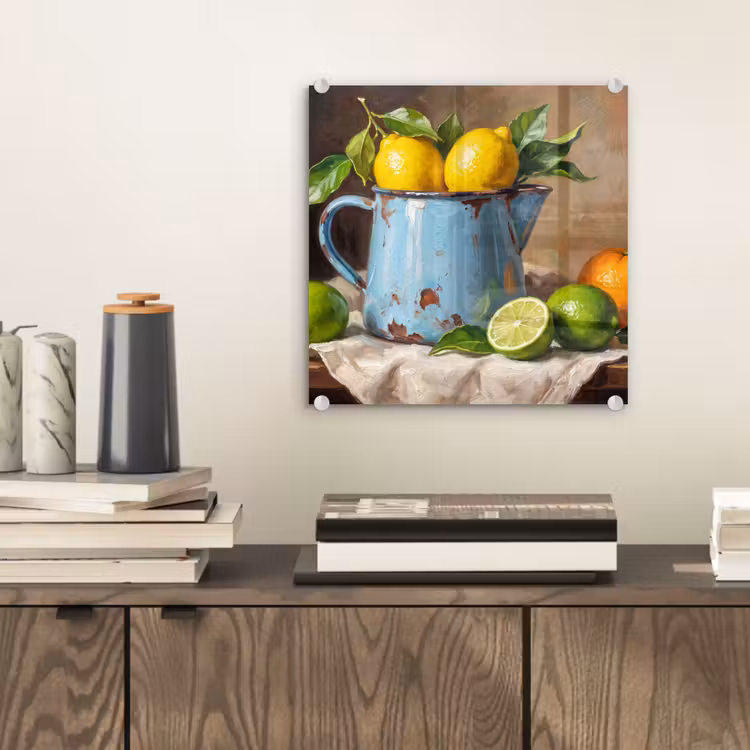 Glas schilderij - Eten - Stilleven - Klassiek — 2