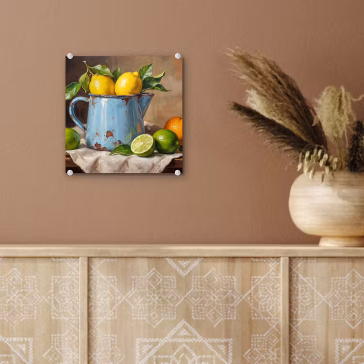 Glas schilderij - Eten - Stilleven - Klassiek — 6
