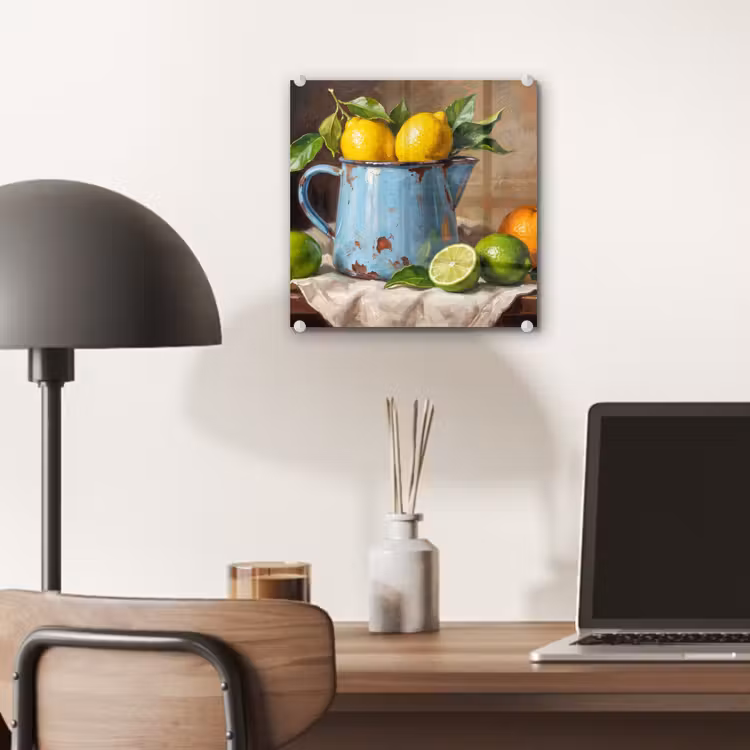 Glas schilderij - Eten - Stilleven - Klassiek — 7