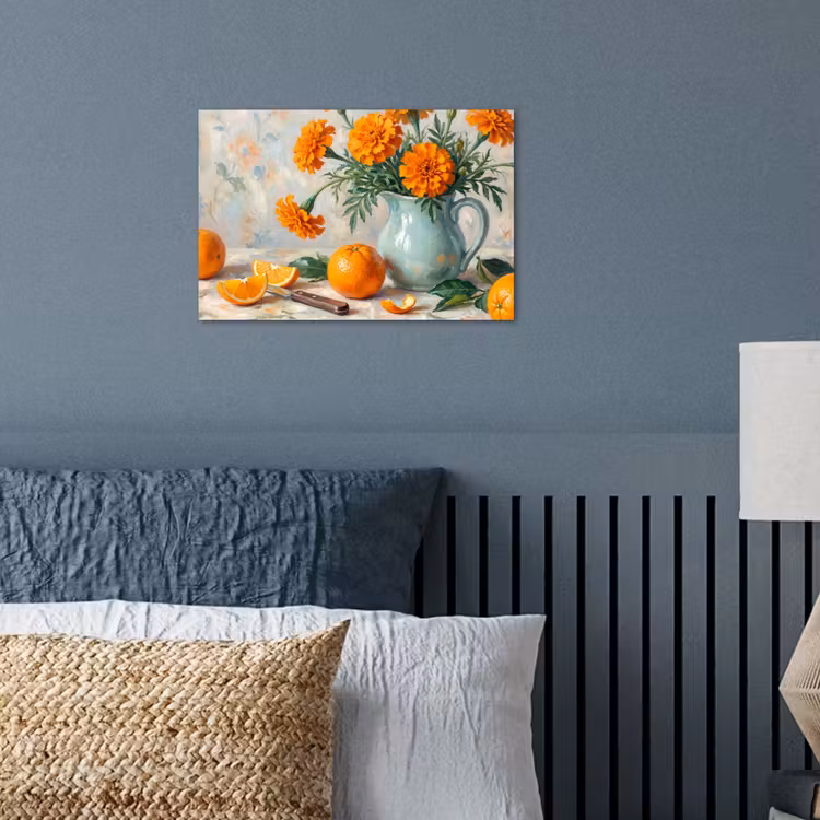 Poster - Eten - Oranje - Kunst — 3