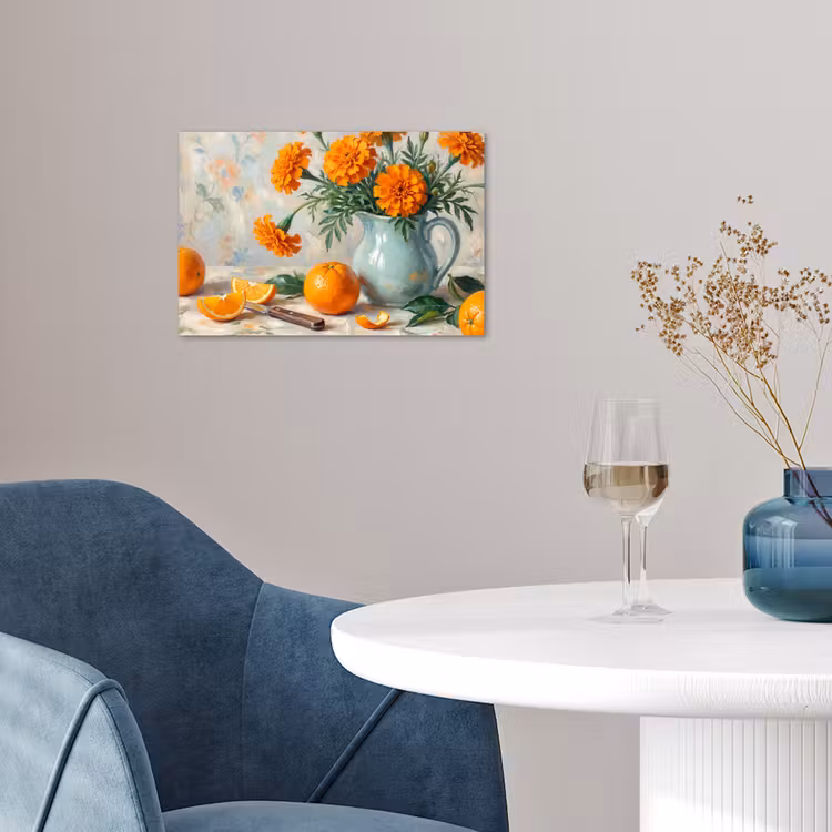 Poster - Eten - Oranje - Kunst — 4