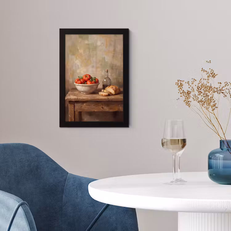 Poster met lijst - Tomaten - Kom - Eten — 4