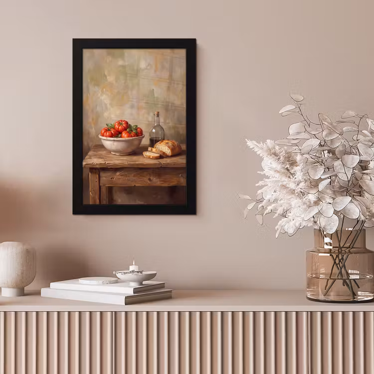 Poster met lijst - Tomaten - Kom - Eten — 5