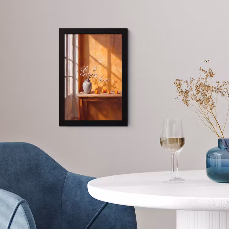 Poster met lijst - Witte bloemen - Stilleven — 4