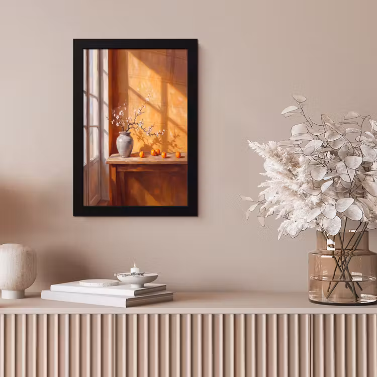 Poster met lijst - Witte bloemen - Stilleven — 5