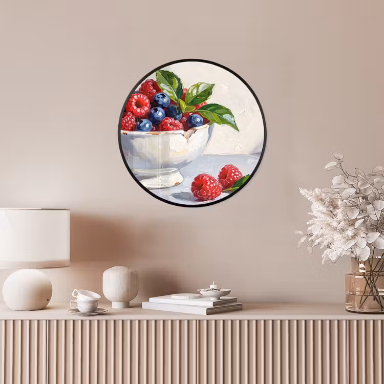 Ronde fotolijst - Bessen - Kom - Eten — 5
