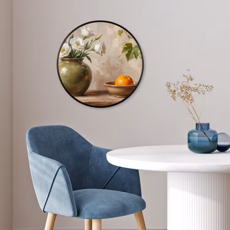 Ronde fotolijst - Bloemen - Fruit - Stilleven — 4