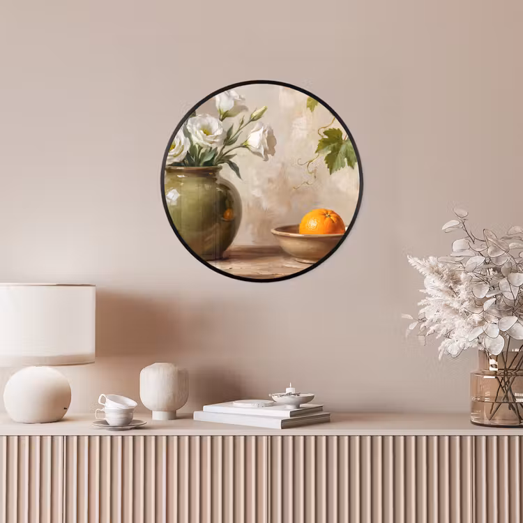 Ronde fotolijst - Bloemen - Fruit - Stilleven — 5