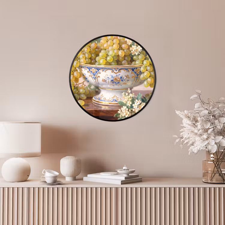 Ronde fotolijst - Fruit - Stilleven - Klassiek — 5