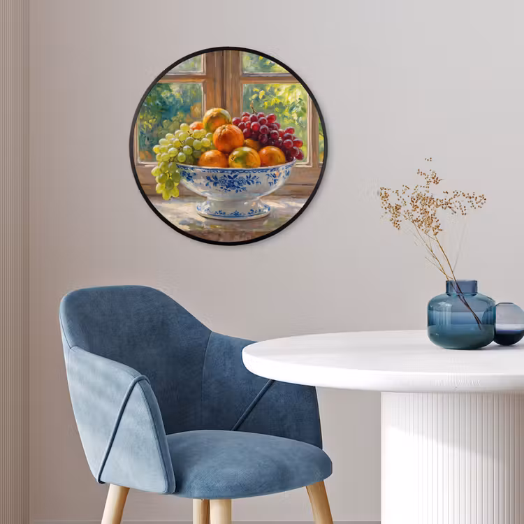 Ronde fotolijst - Fruit - Vensterbank - Natuur — 4