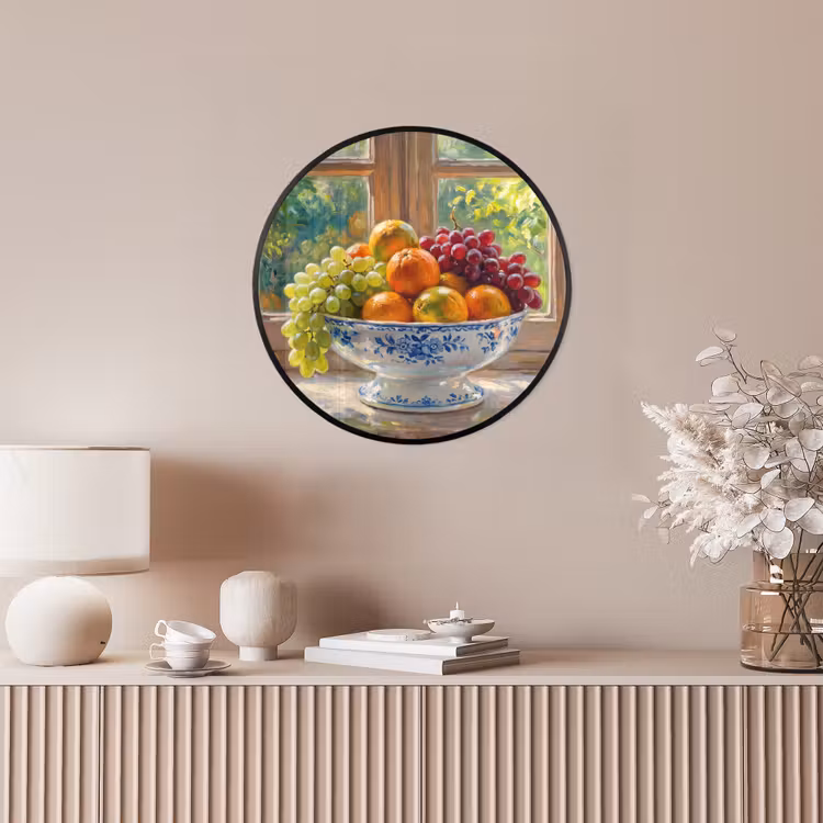Ronde fotolijst - Fruit - Vensterbank - Natuur — 5