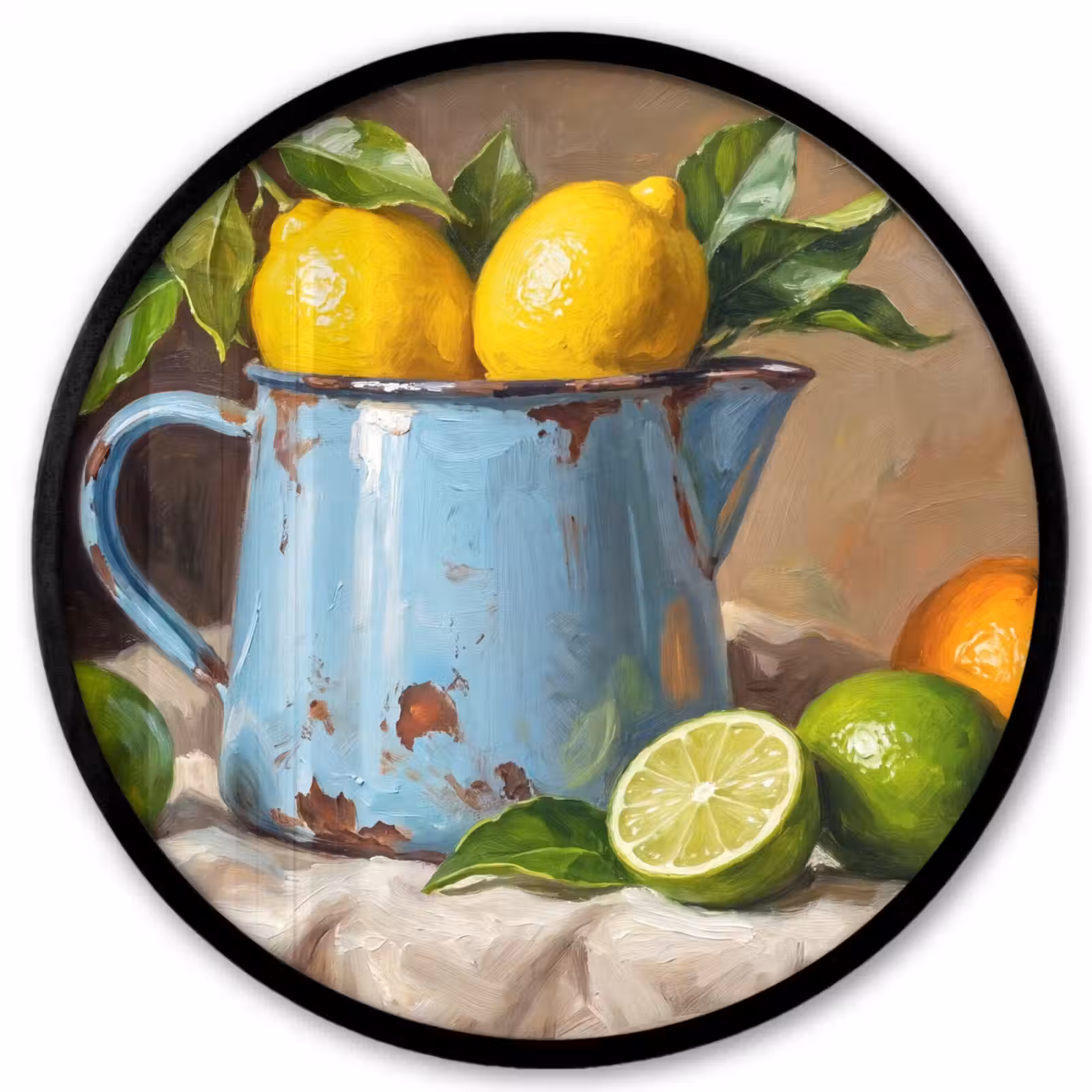 Ronde fotolijst - Eten - Stilleven - Klassiek — 1