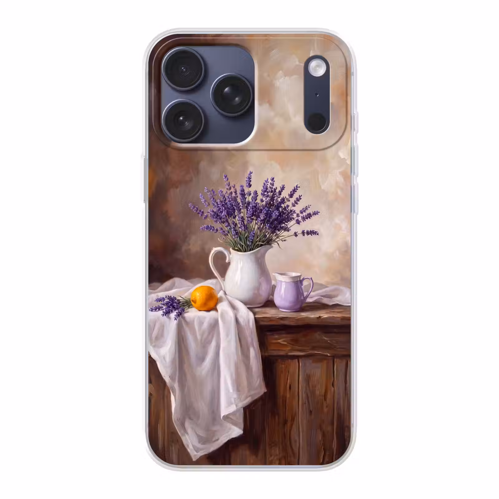 Telefoonhoesje Softcase - Bloemen - Stilleven - Paars — 1