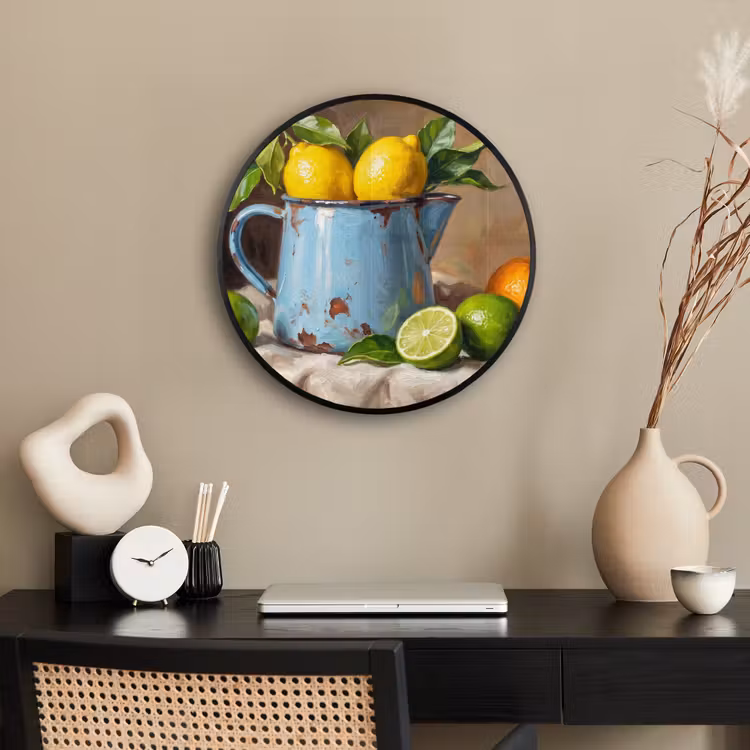 Ronde fotolijst - Eten - Stilleven - Klassiek — 3