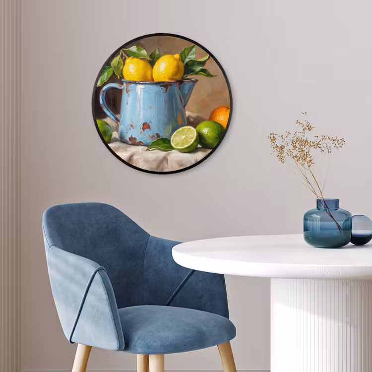 Ronde fotolijst - Eten - Stilleven - Klassiek — 4