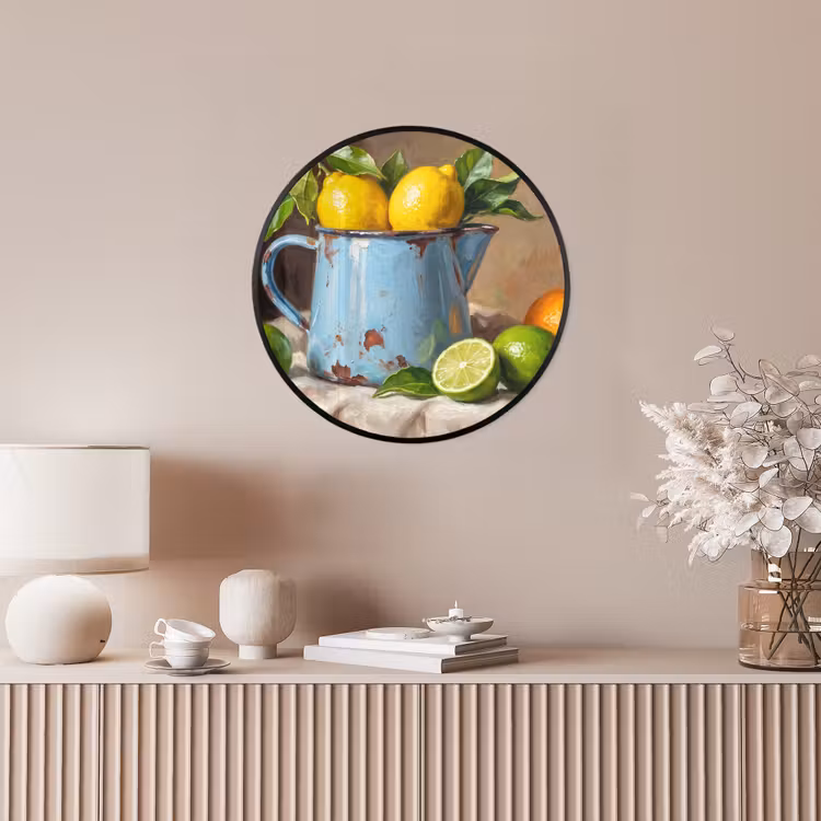 Ronde fotolijst - Eten - Stilleven - Klassiek — 5
