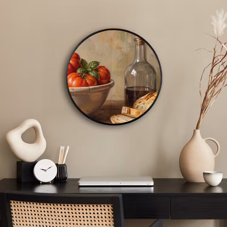 Ronde fotolijst - Tomaten - Kom - Eten — 3