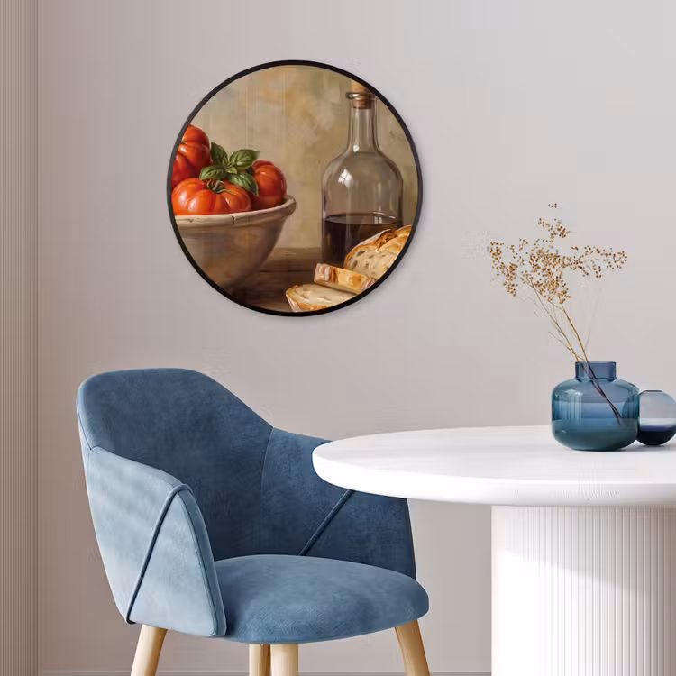 Ronde fotolijst - Tomaten - Kom - Eten — 4