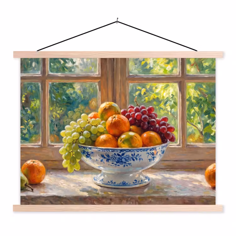 Schoolplaat - Fruit - Vensterbank - Natuur — 1