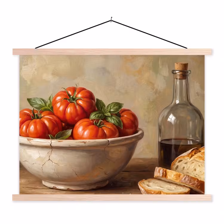Schoolplaat - Tomaten - Kom - Eten — 1