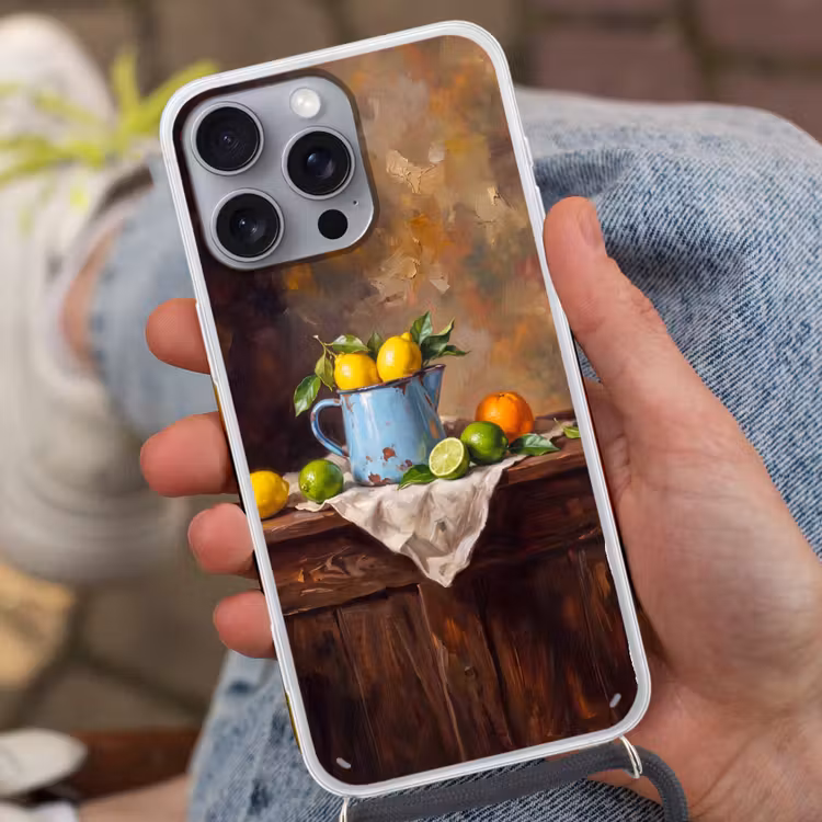 Telefoonhoesje met koord - Eten - Stilleven - Klassiek — 2