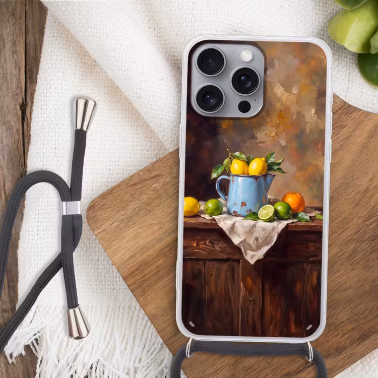 Telefoonhoesje met koord - Eten - Stilleven - Klassiek — 3