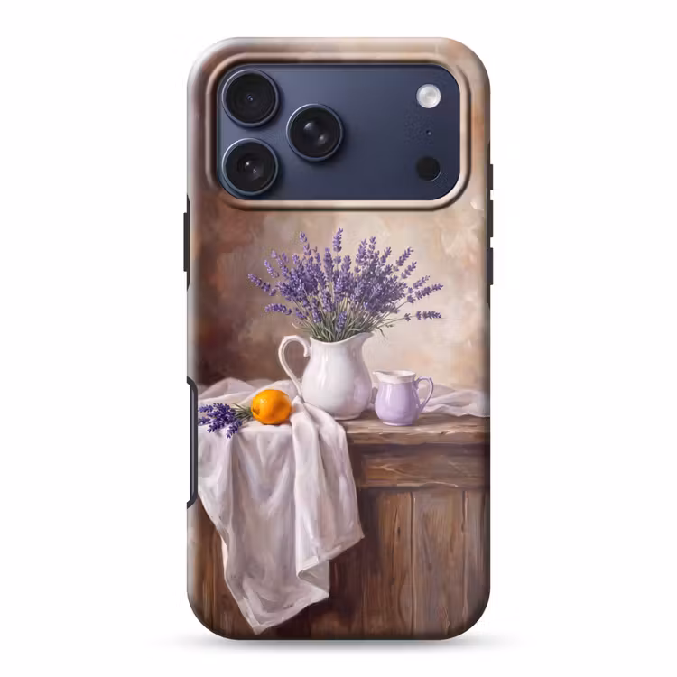 Telefoonhoesje Toughcase - Bloemen - Stilleven - Paars — 1
