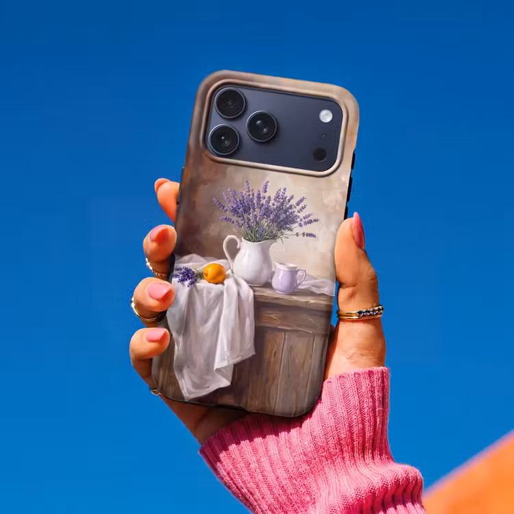 Telefoonhoesje Toughcase - Bloemen - Stilleven - Paars — 2