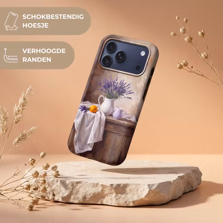 Telefoonhoesje Toughcase - Bloemen - Stilleven - Paars — 5
