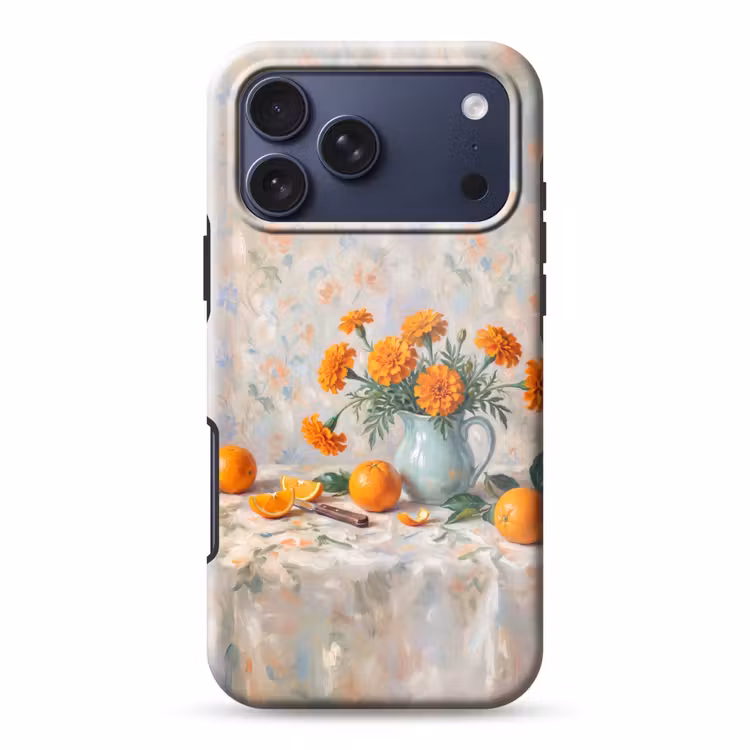 Telefoonhoesje Toughcase - Eten - Oranje - Kunst — 1