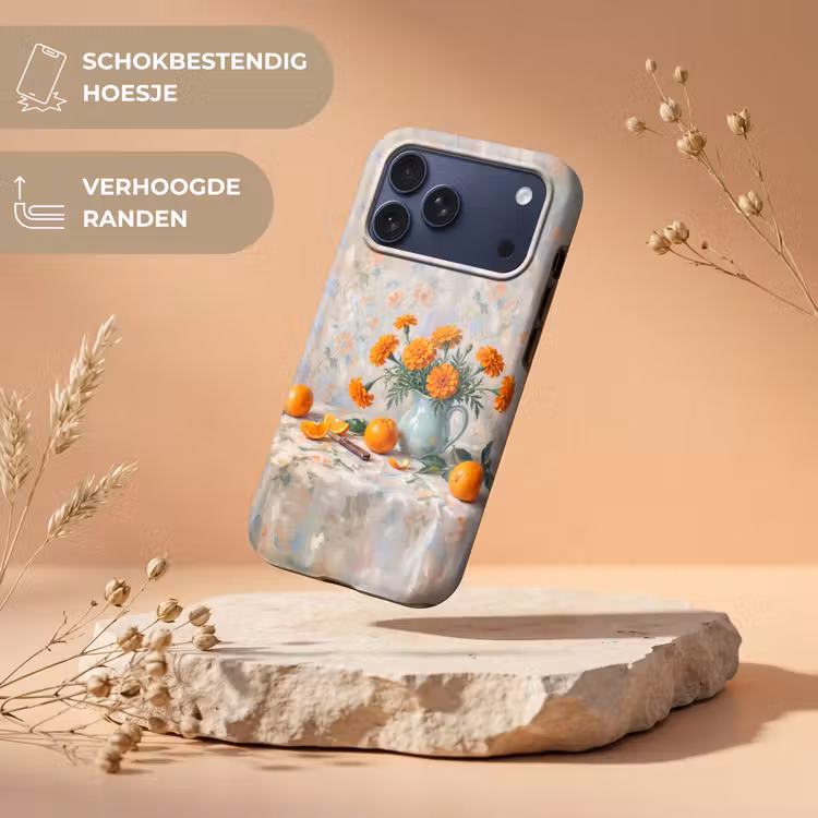 Telefoonhoesje Toughcase - Eten - Oranje - Kunst — 5