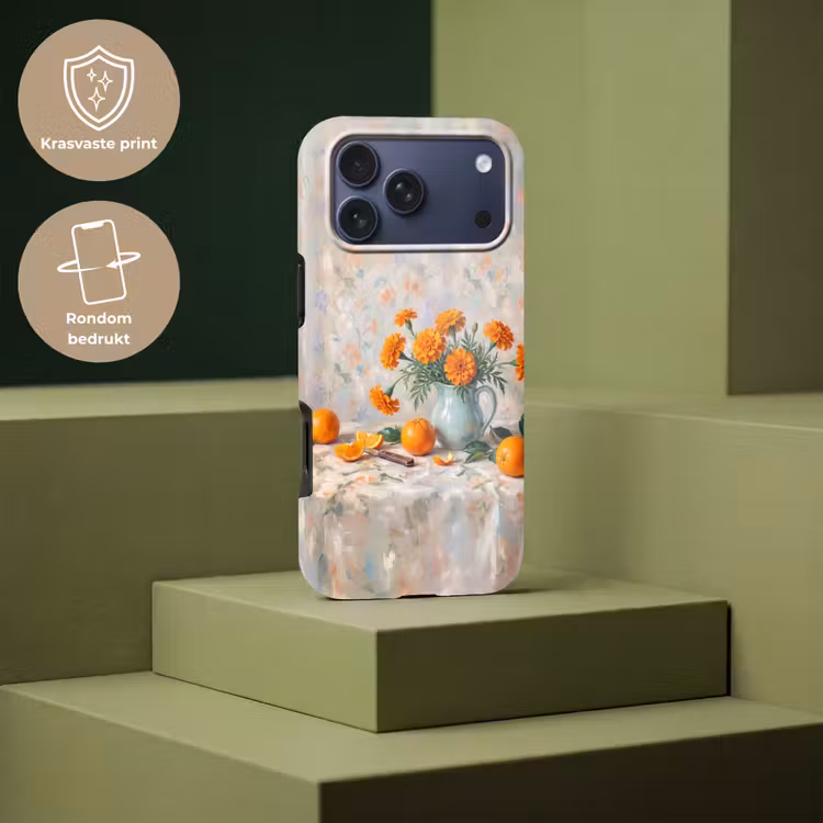 Telefoonhoesje Toughcase - Eten - Oranje - Kunst — 7