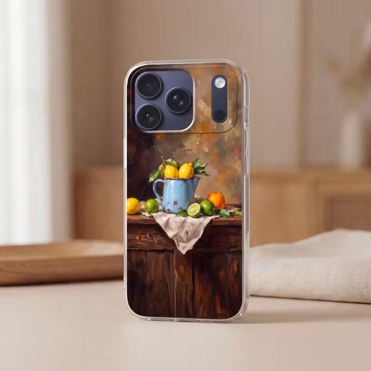Telefoonhoesje Softcase - Eten - Stilleven - Klassiek — 3