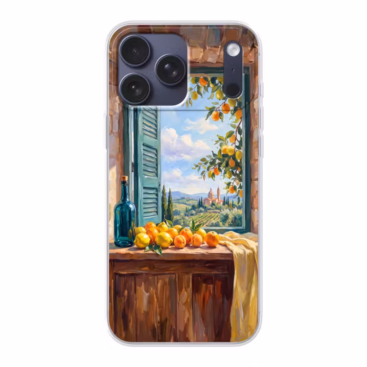 Telefoonhoesje Softcase - Fles - Fruit - Stilleven — 1