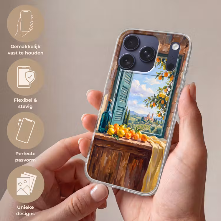 Telefoonhoesje Softcase - Fles - Fruit - Stilleven — 4