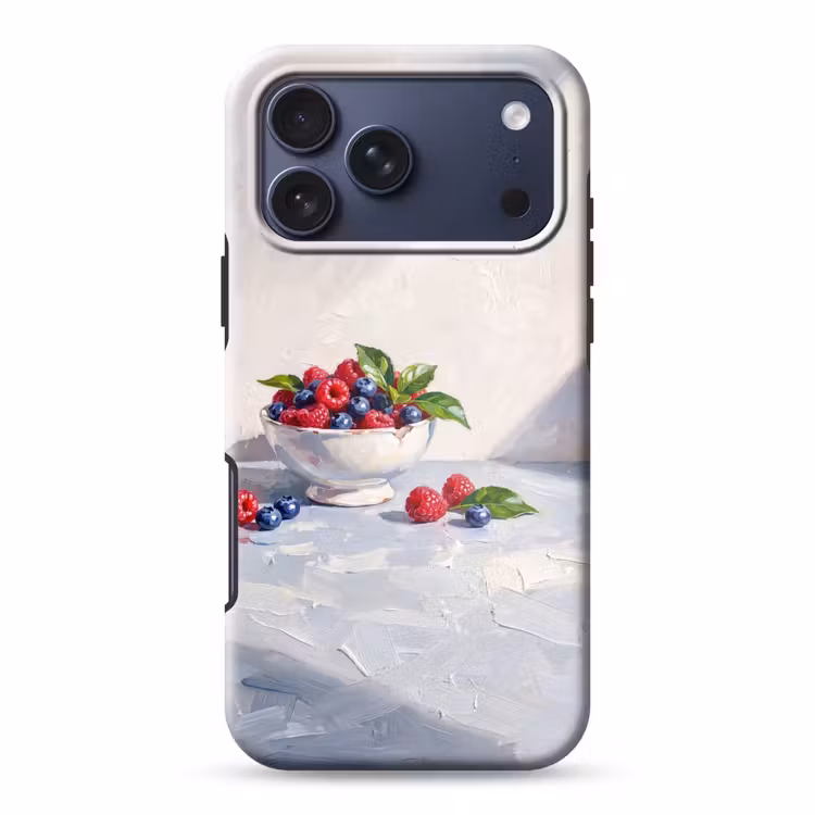 Telefoonhoesje Toughcase - Bessen - Kom - Eten — 1