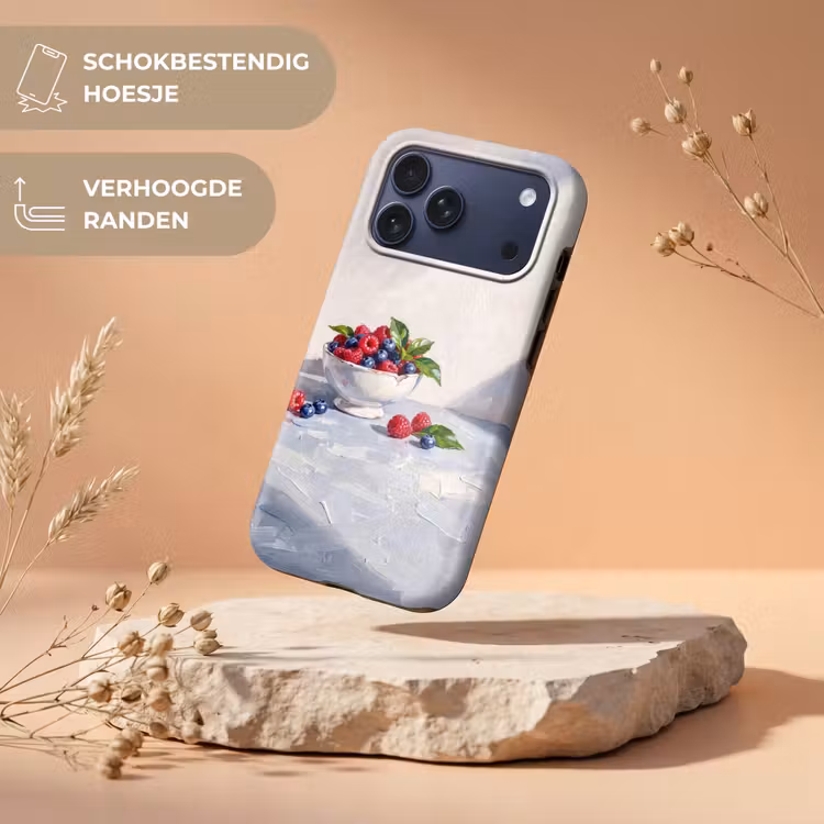 Telefoonhoesje Toughcase - Bessen - Kom - Eten — 5